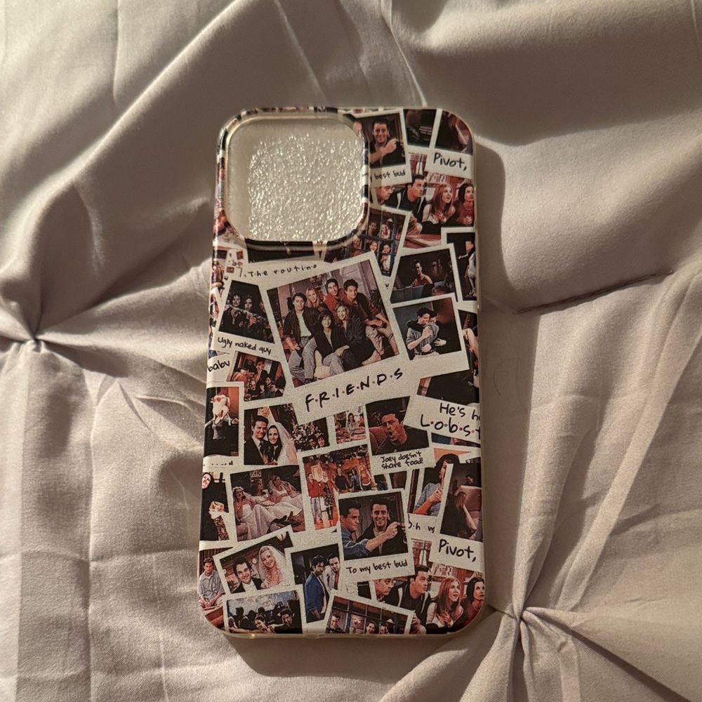 Friends Themed Phone Case - Black and White